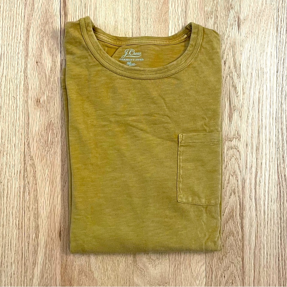 J. Crew Garment-Dyed Slub Cotton Tee